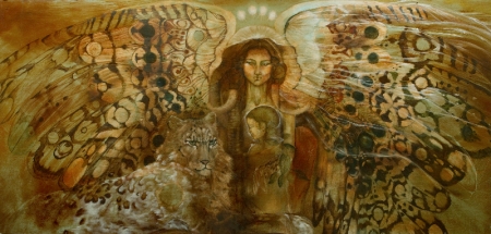 Owl Goddess by artist JudiBeth Hunter